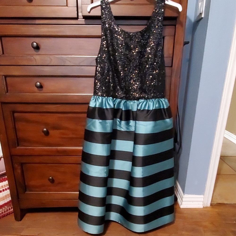 An evening dress.
